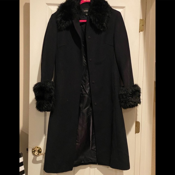 Black Wool Coat - Picture 1 of 1